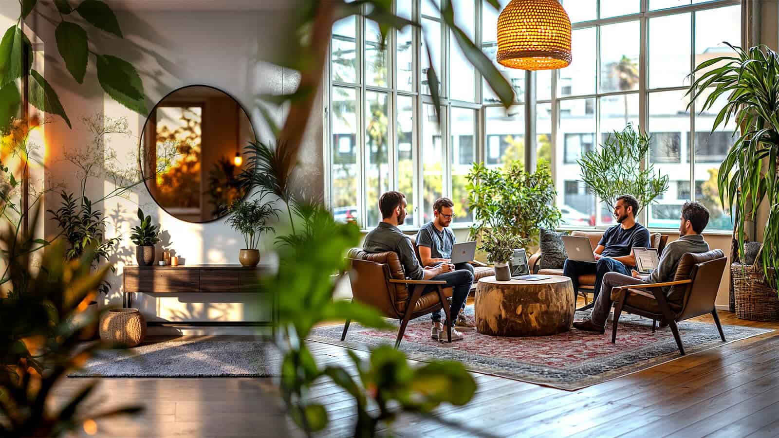 Scented Planters and Greenery